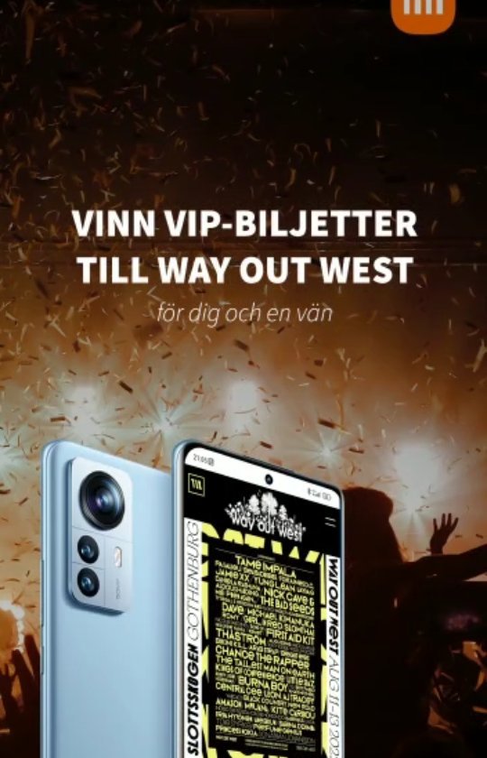 I samarbete med Xiaomi tävlar vi nu ut 3-dagars VIP-biljetter till dig och en vän!
Tre lyckliga vinnare dras den 13e juli. Stort lycka till!
- Följ @xiaomi.sverige
- Följ @influencesverige
- Gilla och dela detta inlägg
- Kommentera varför just du ska vinna
Eventuell vinstskatt betalas av vinnaren.
#Xiaomi12Series #wayoutwest #mastereveryscene @xiaomi.sverige